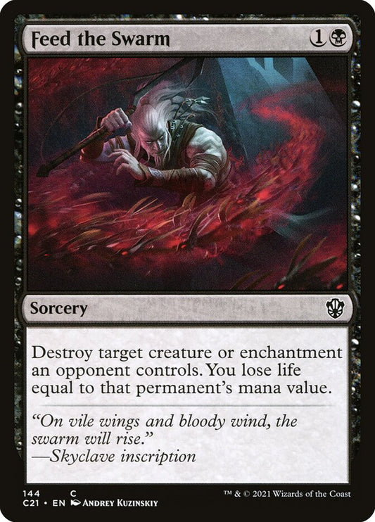 MTG Card Title: Feed the Swarm C21/144