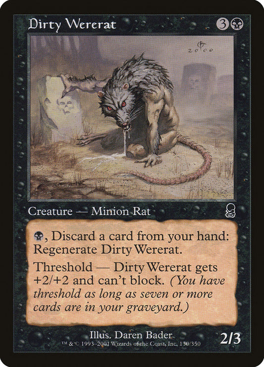 MTG Card Title: Dirty Wererat ODY/130