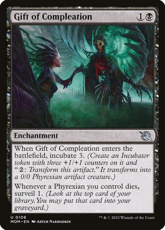 MTG Card Title: Gift of Compleation MOM/106
