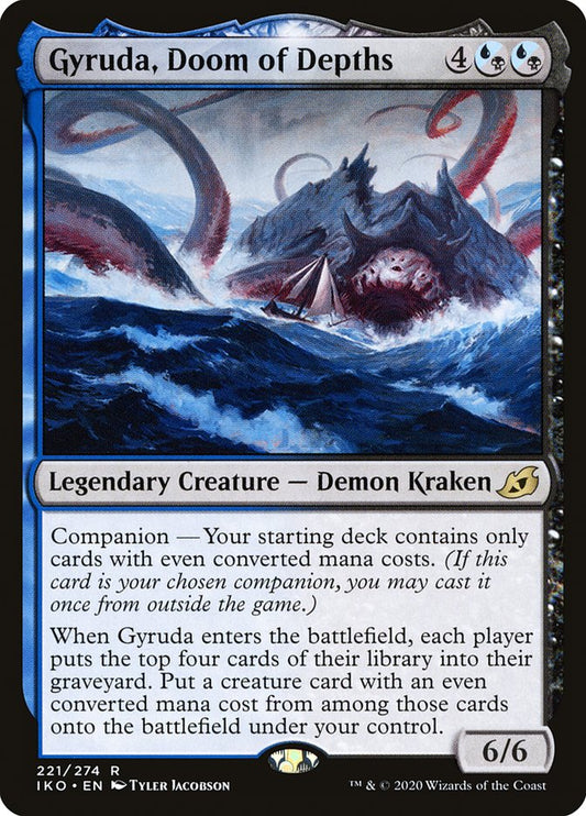 MTG Card Title: Gyruda, Doom of Depths IKO/221