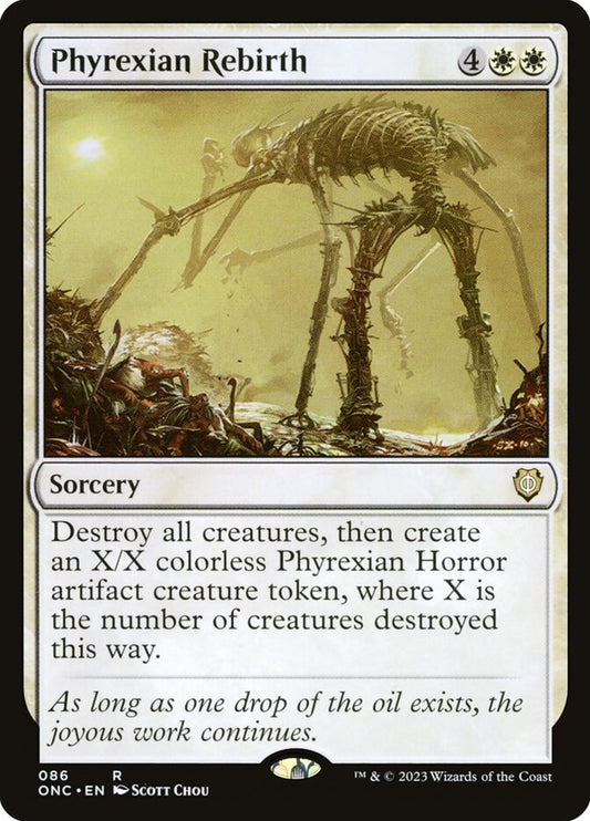 MTG Card Title: Phyrexian Rebirth ONC/86