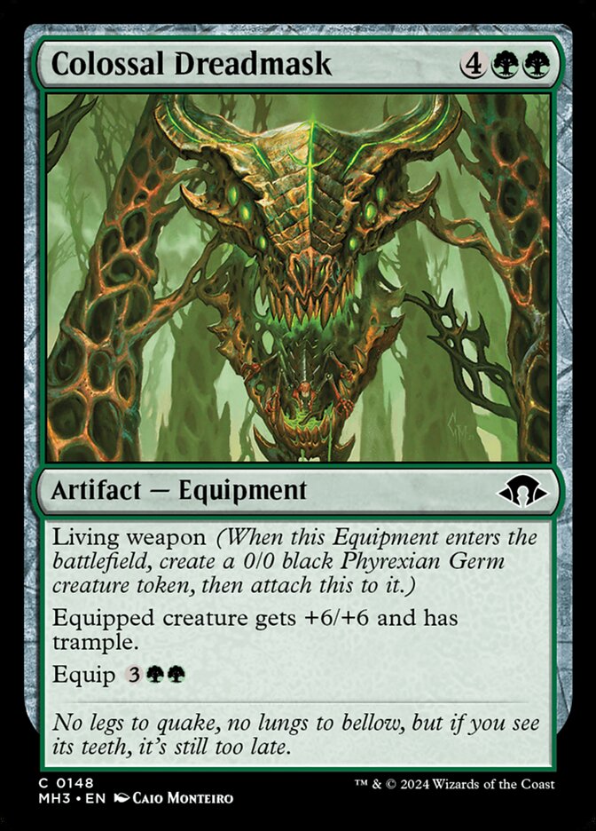 MTG Card Title: Colossal Dreadmask MH3/148