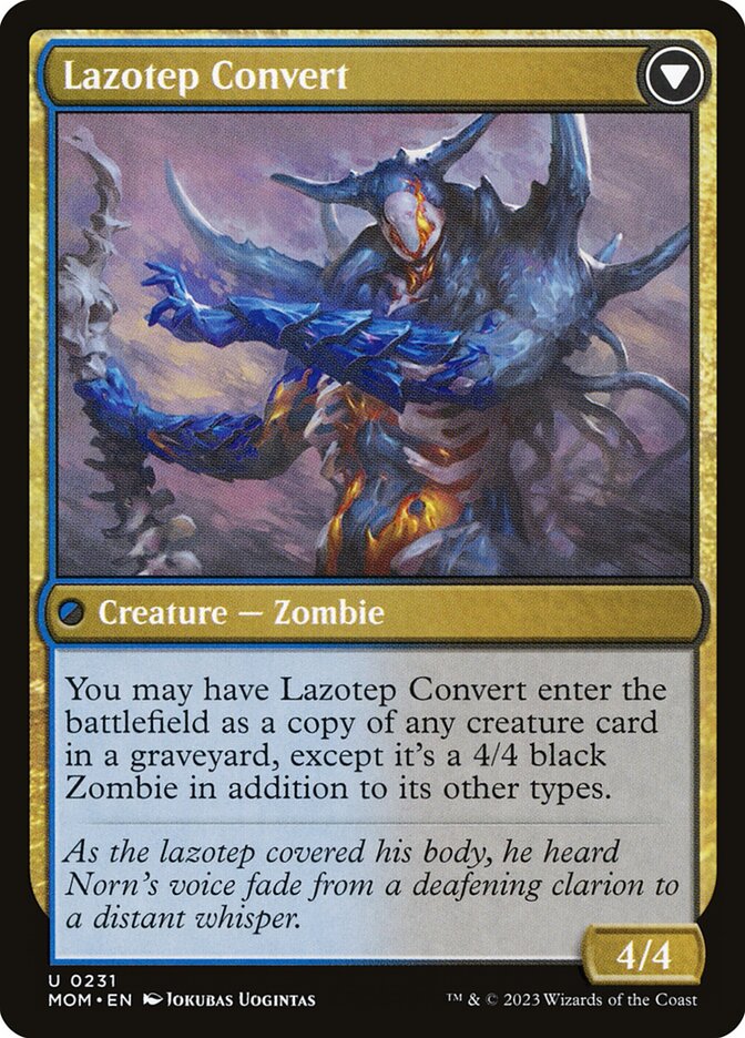 Invasion of Amonkhet // Lazotep Convert MOM/231
