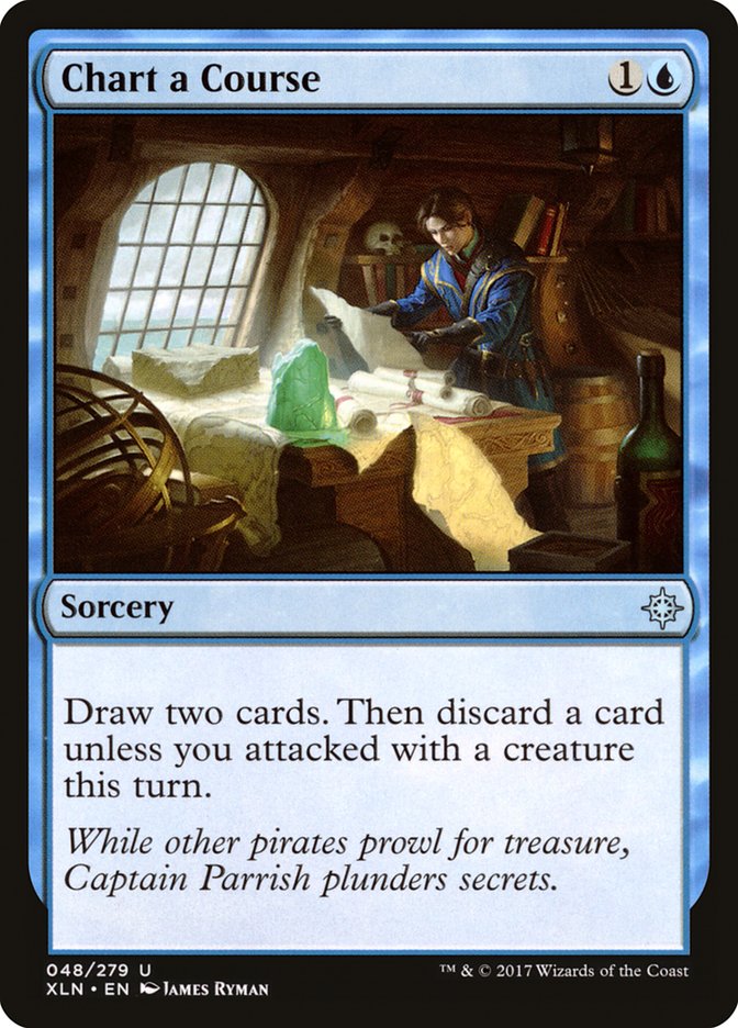 MTG Card Title: Chart a Course XLN/48