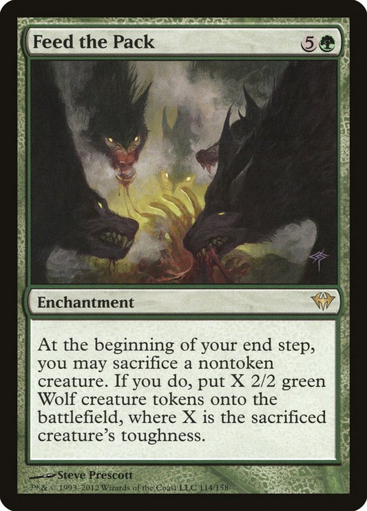 MTG Card Title: Feed the Pack DKA/114