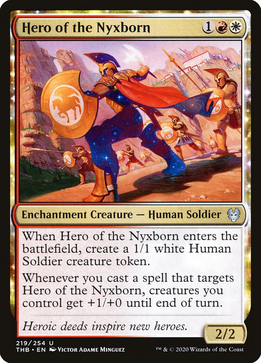 MTG Card Title: Hero of the Nyxborn THB/219