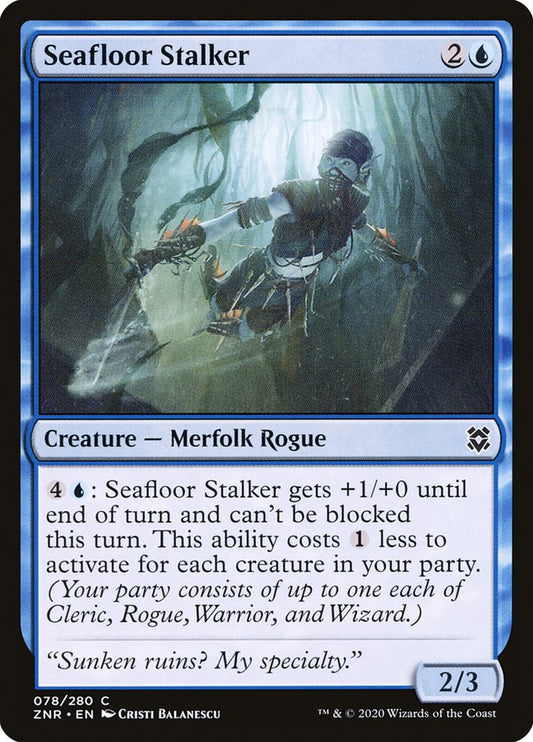 MTG Card Title: Seafloor Stalker ZNR/78