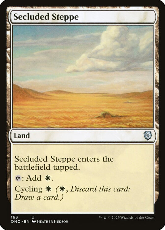 MTG Card Title: Secluded Steppe ONC/163