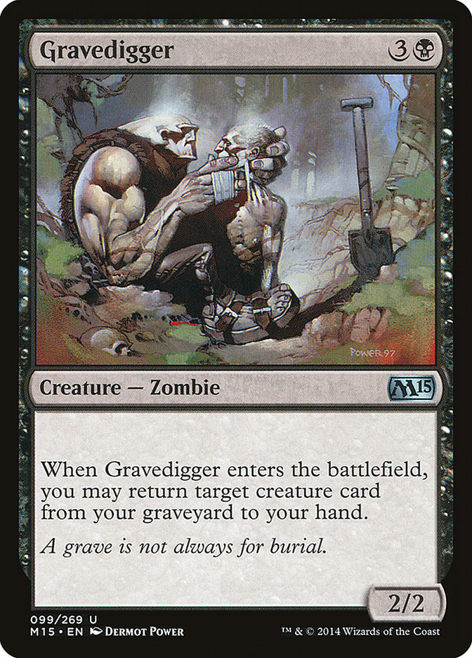 MTG Card Title: Gravedigger M15/99