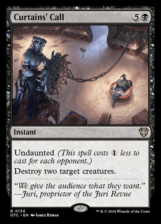 MTG Card Title: Curtains' Call OTC/130
