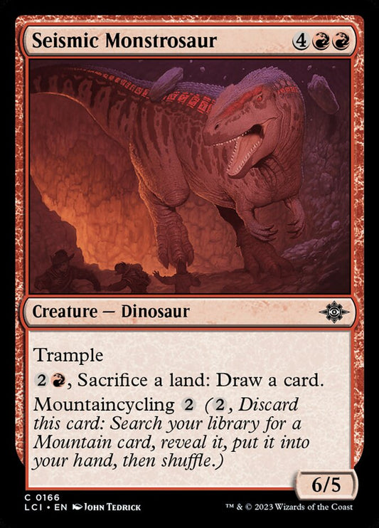 MTG Card Title: Seismic Monstrosaur LCI/166
