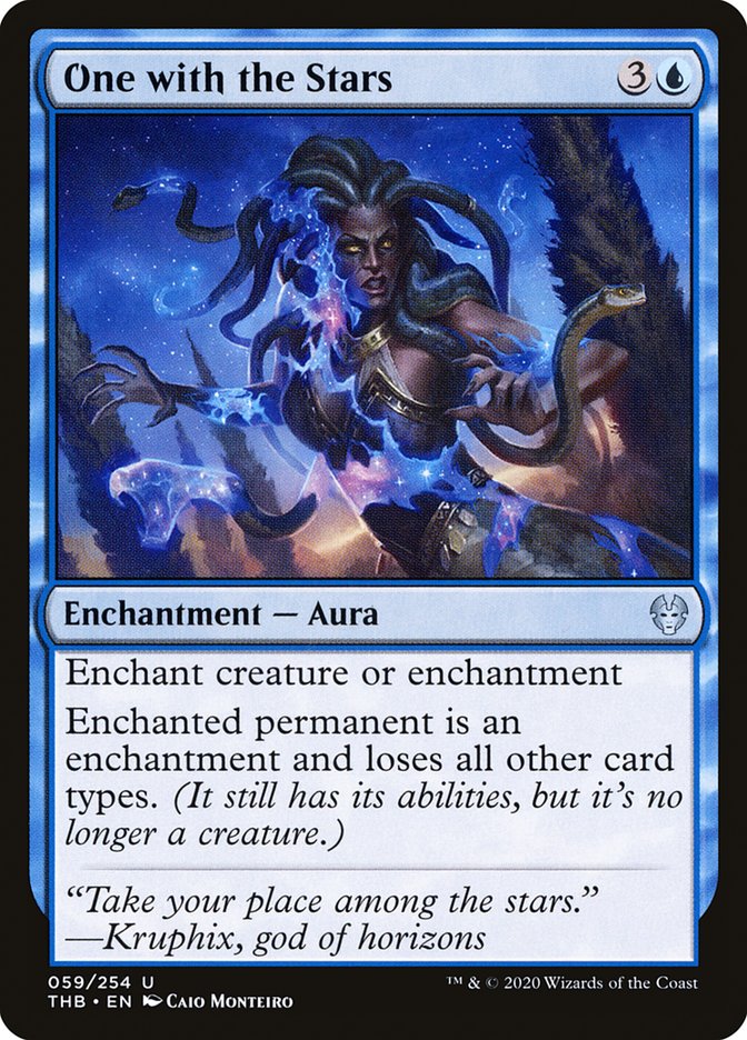 MTG Card Title: One with the Stars THB/59