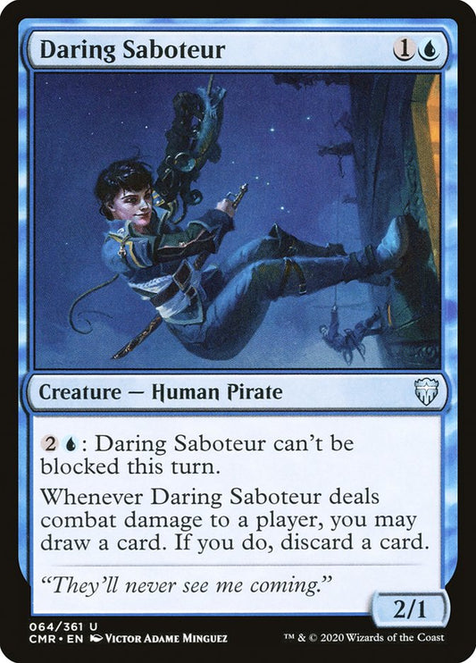 MTG Card Title: Daring Saboteur CMR/64