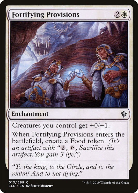 MTG Card Title: Fortifying Provisions ELD/13