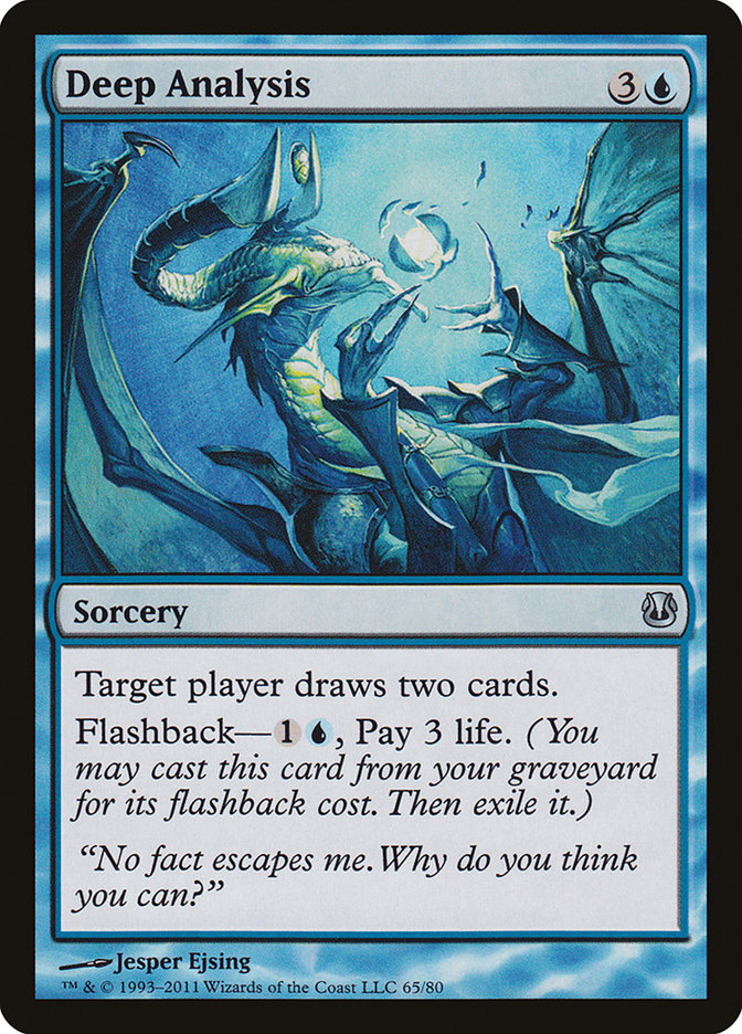 MTG Card Title: Deep Analysis DDH/65