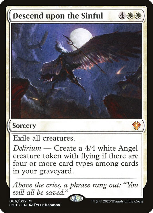 MTG Card Title: Descend upon the Sinful C20/86