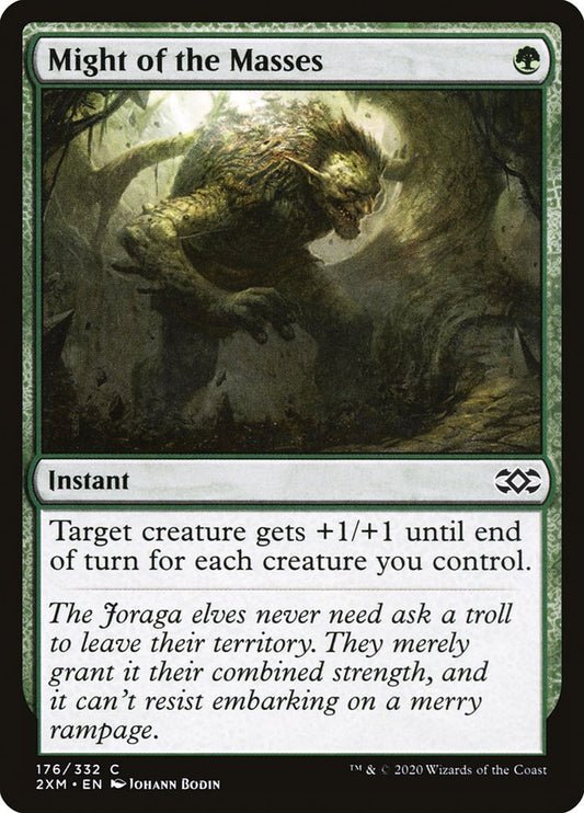 MTG Card Title: Might of the Masses 2XM/176