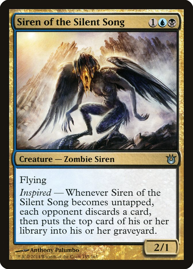 MTG Card Title: Siren of the Silent Song BNG/155