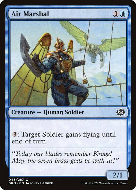 MTG Card Title: Air Marshal BRO/43