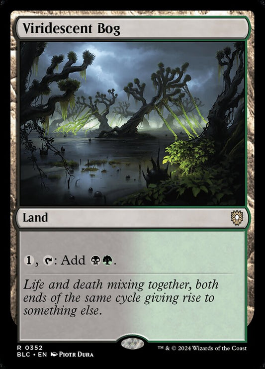 MTG Card Title: Viridescent Bog BLC/352
