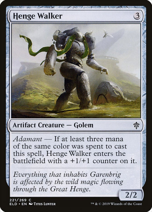 MTG Card Title: Henge Walker ELD/221