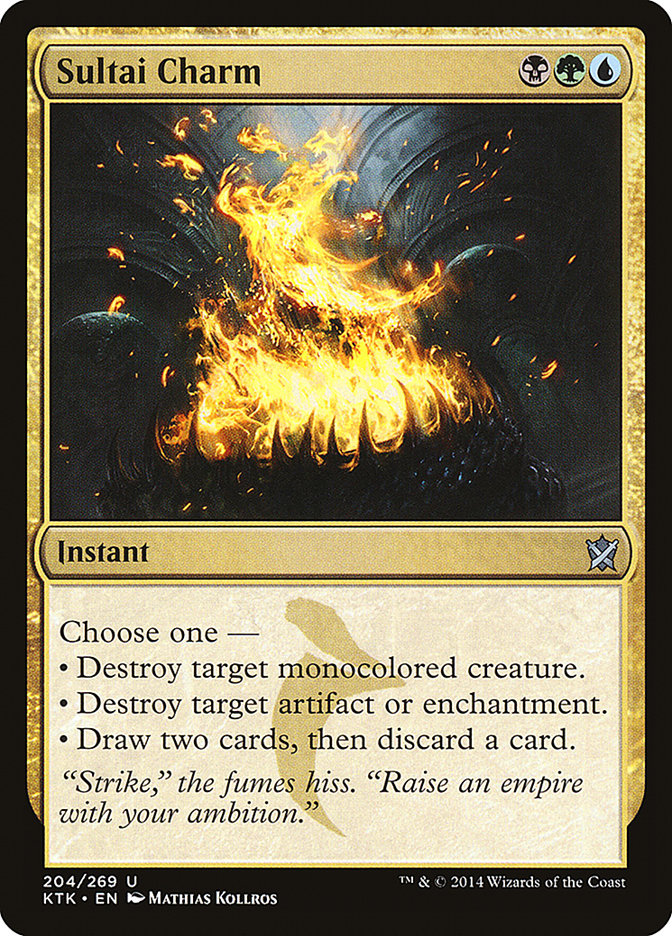 MTG Card Title: Sultai Charm KTK/204