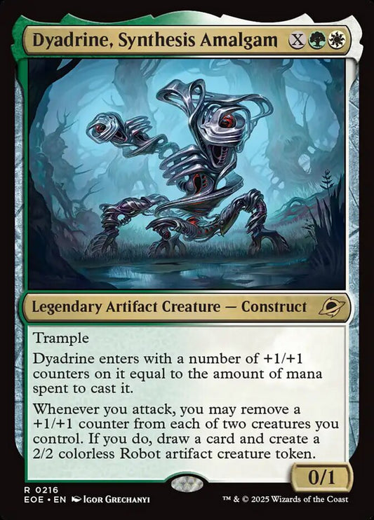 MTG Card Title: Dyadrine, Synthesis Amalgam EOE/216