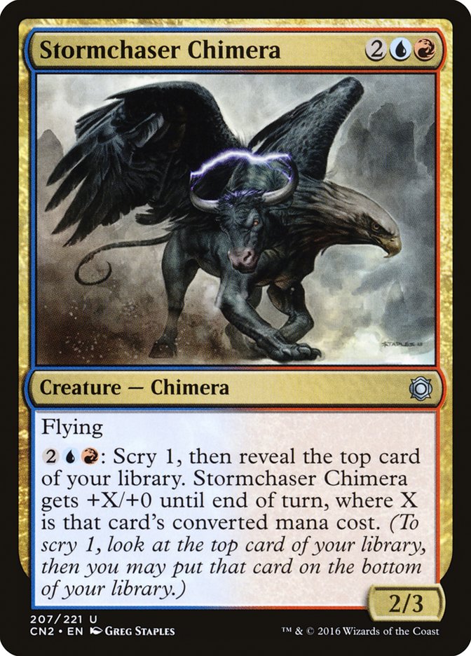 MTG Card Title: Stormchaser Chimera CN2/207