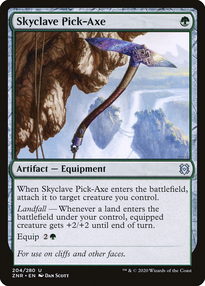 MTG Card Title: Skyclave Pick-Axe ZNR/204