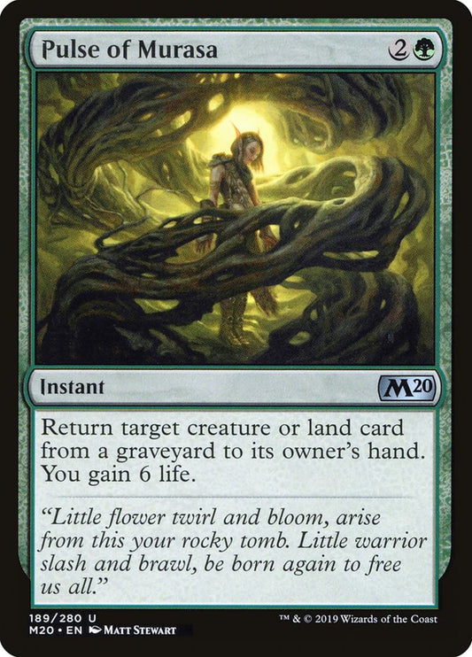 MTG Card Title: Pulse of Murasa M20/189
