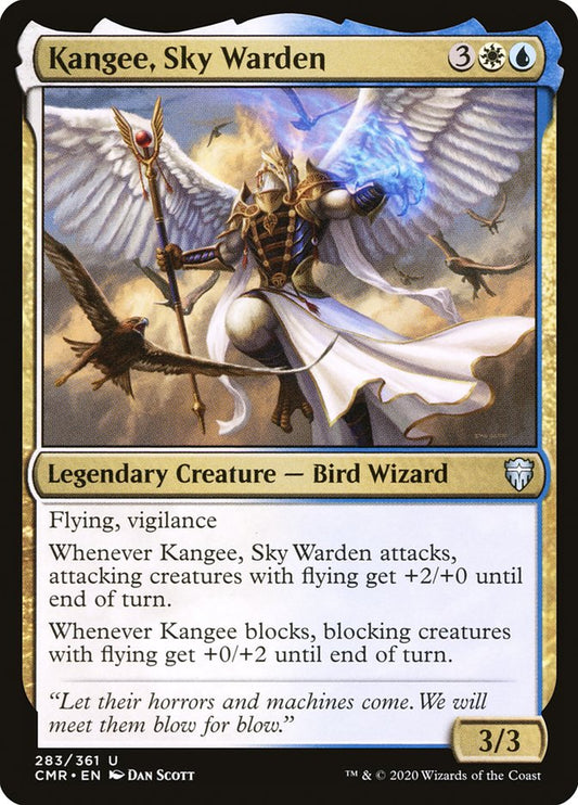 MTG Card Title: Kangee, Sky Warden CMR/283