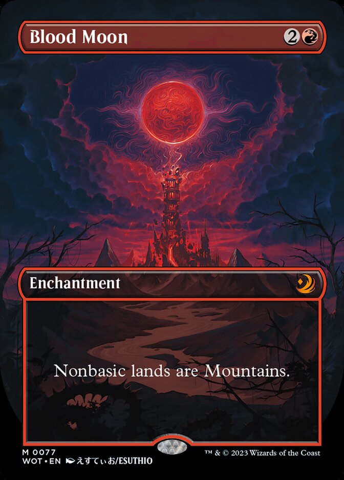 MTG Card Title: Blood Moon WOT/77