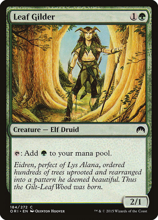 MTG Card Title: Leaf Gilder ORI/184