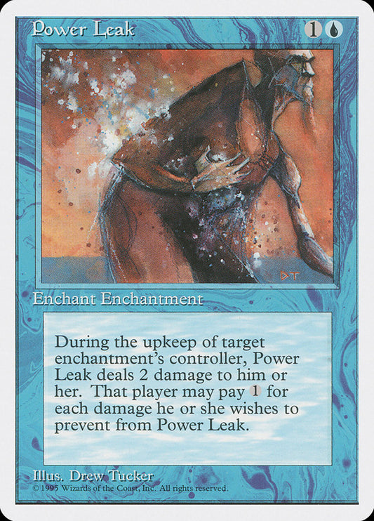 MTG Card Title: Power Leak 4ED/92
