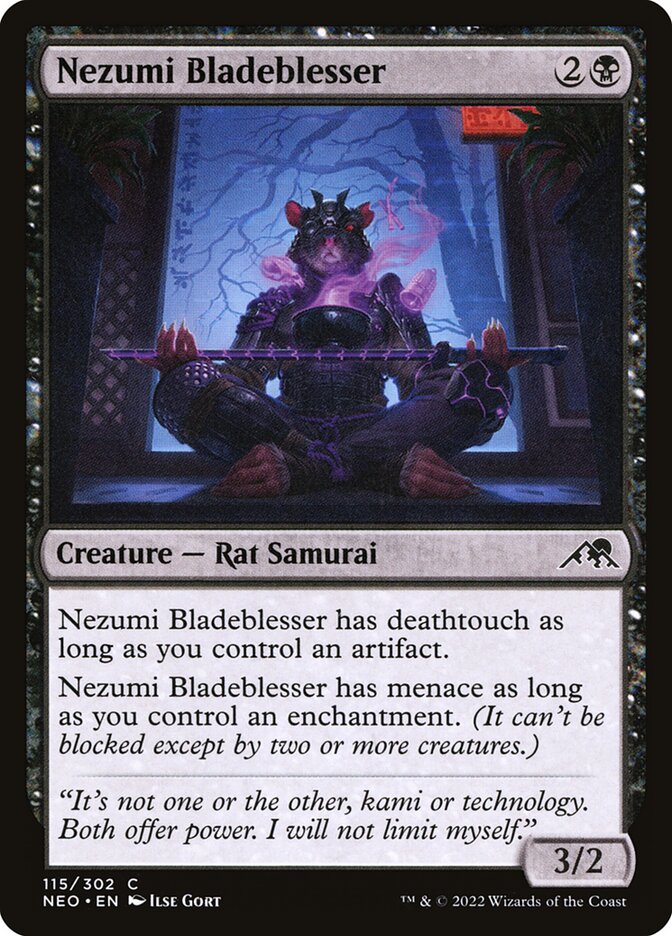 MTG Card Title: Nezumi Bladeblesser NEO/115