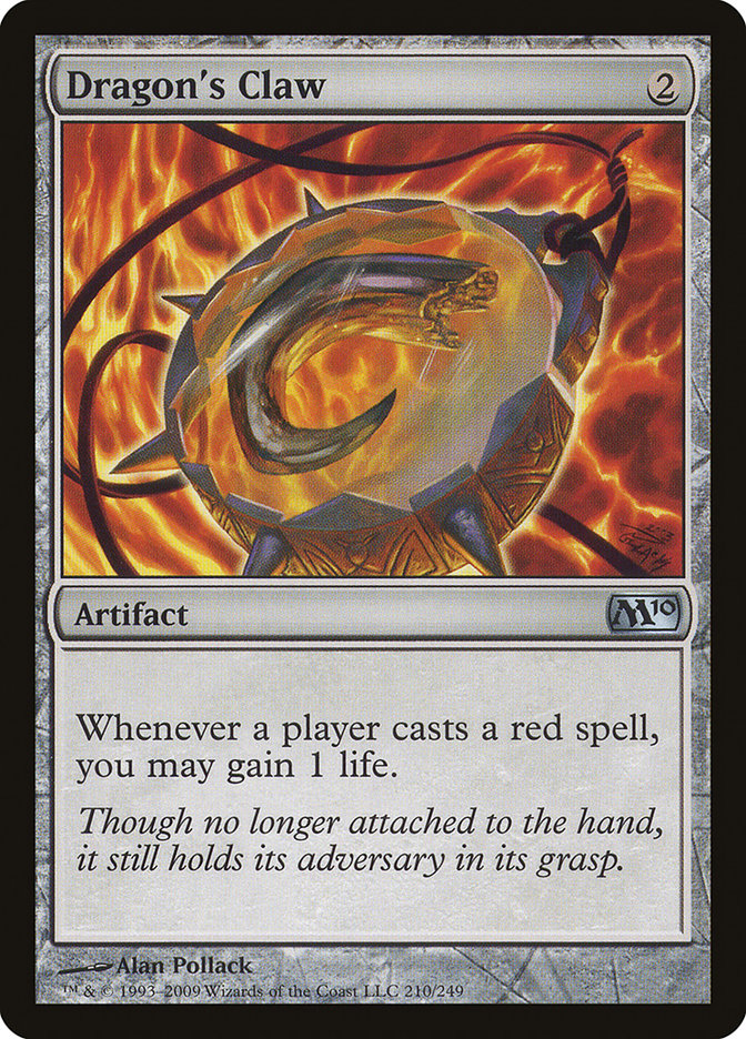 MTG Card Title: Dragon's Claw M10/210