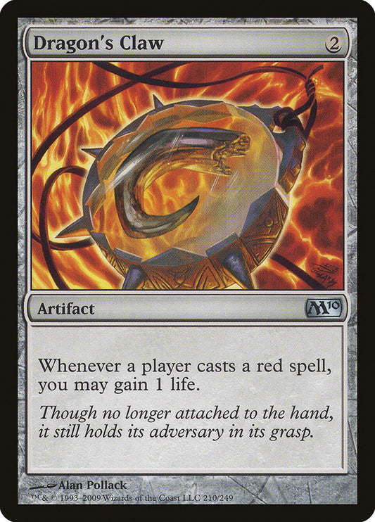 MTG Card Title: Dragon's Claw M10/210