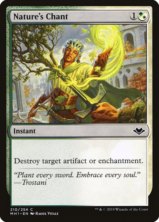 MTG Card Title: Nature's Chant MH1/210