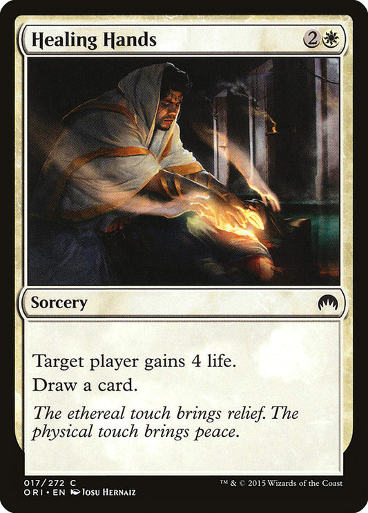 MTG Card Title: Healing Hands ORI/17