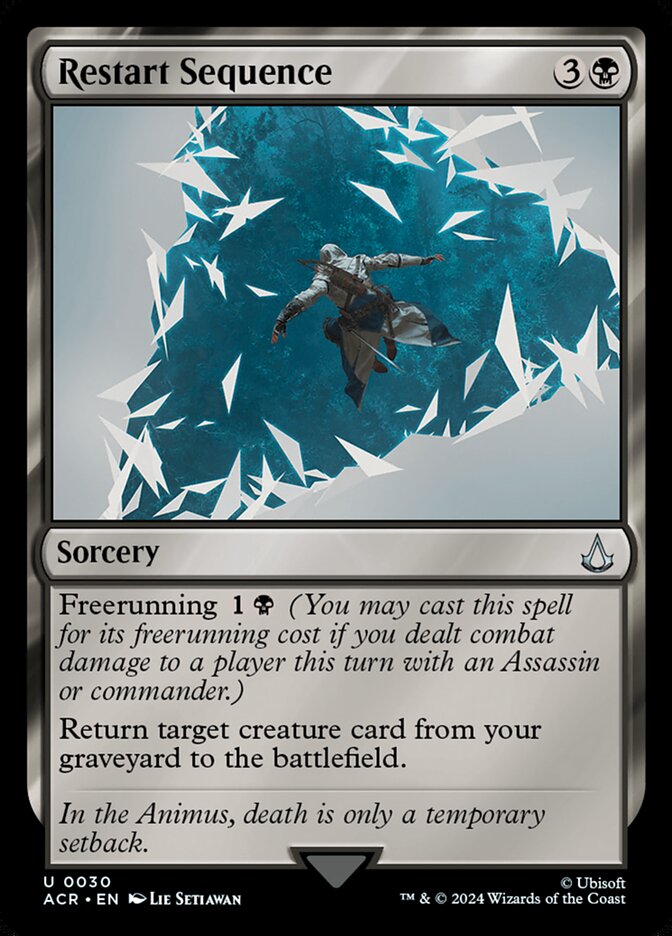 MTG Card Title: Restart Sequence ACR/30
