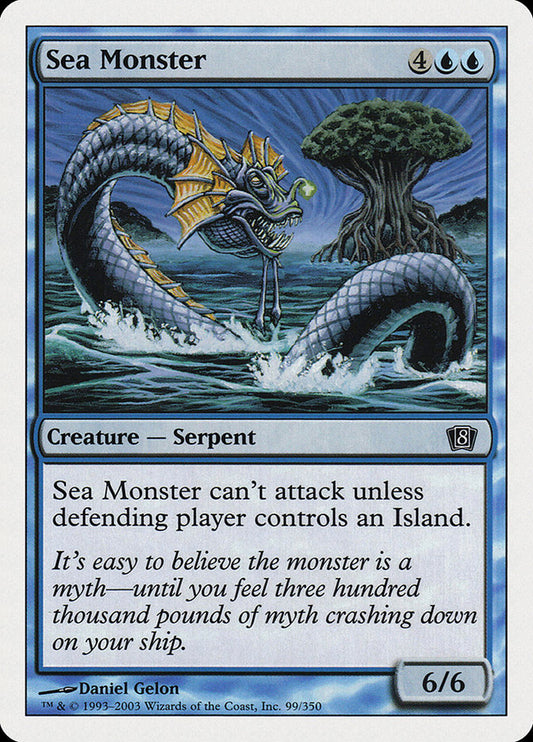 MTG Card Title: Sea Monster 8ED/99