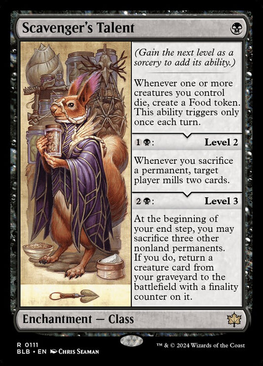 MTG Card Title: Scavenger's Talent BLB/111