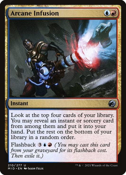 MTG Card Title: Arcane Infusion MID/210