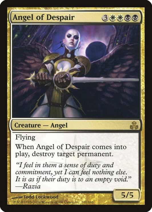 MTG Card Title: Angel of Despair GPT/101