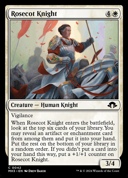 MTG Card Title: Rosecot Knight MH3/42