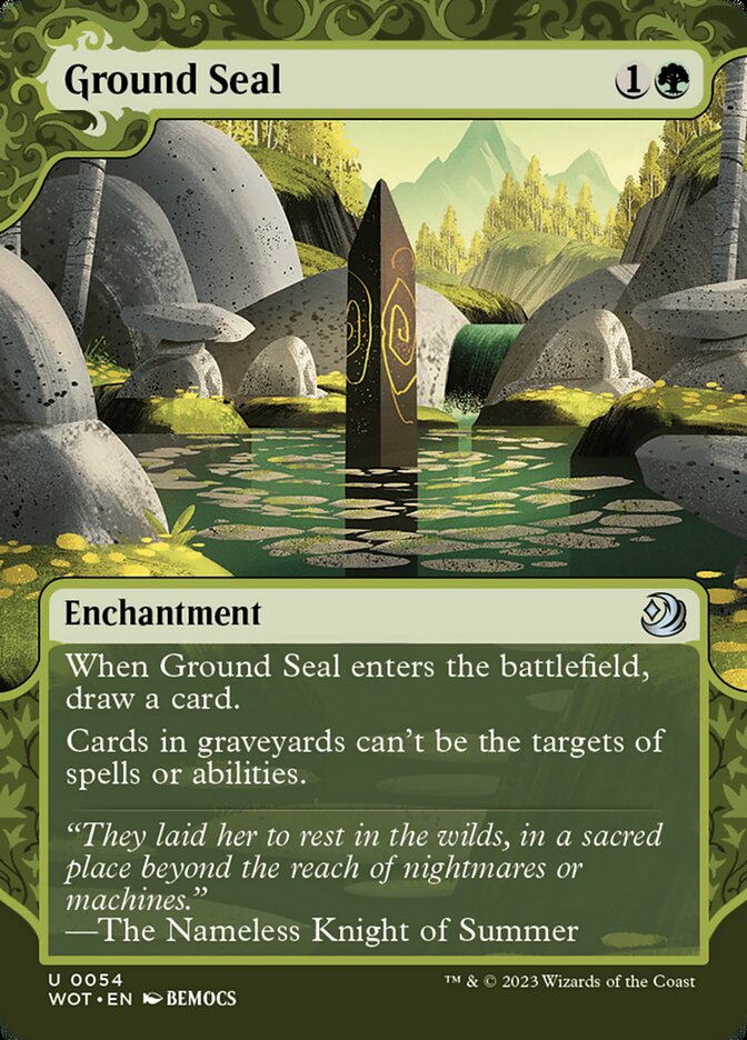 MTG Card Title: Ground Seal WOT/54