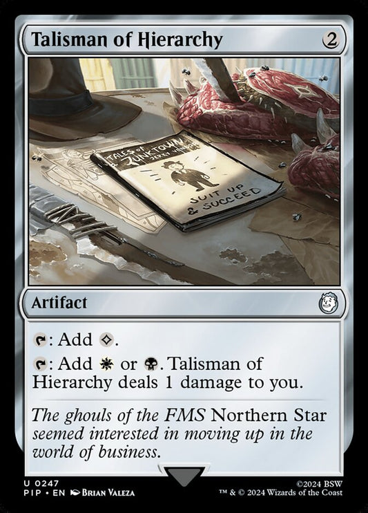 MTG Card Title: Talisman of Hierarchy PIP/247