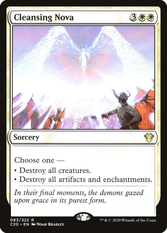 MTG Card Title: Cleansing Nova C20/83