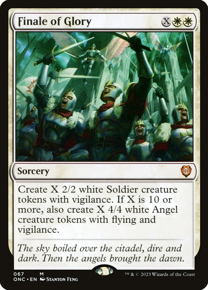 MTG Card Title: Finale of Glory ONC/67