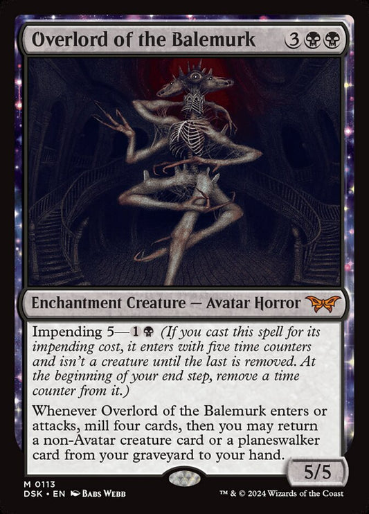 MTG Card Title: Overlord of the Balemurk DSK/113